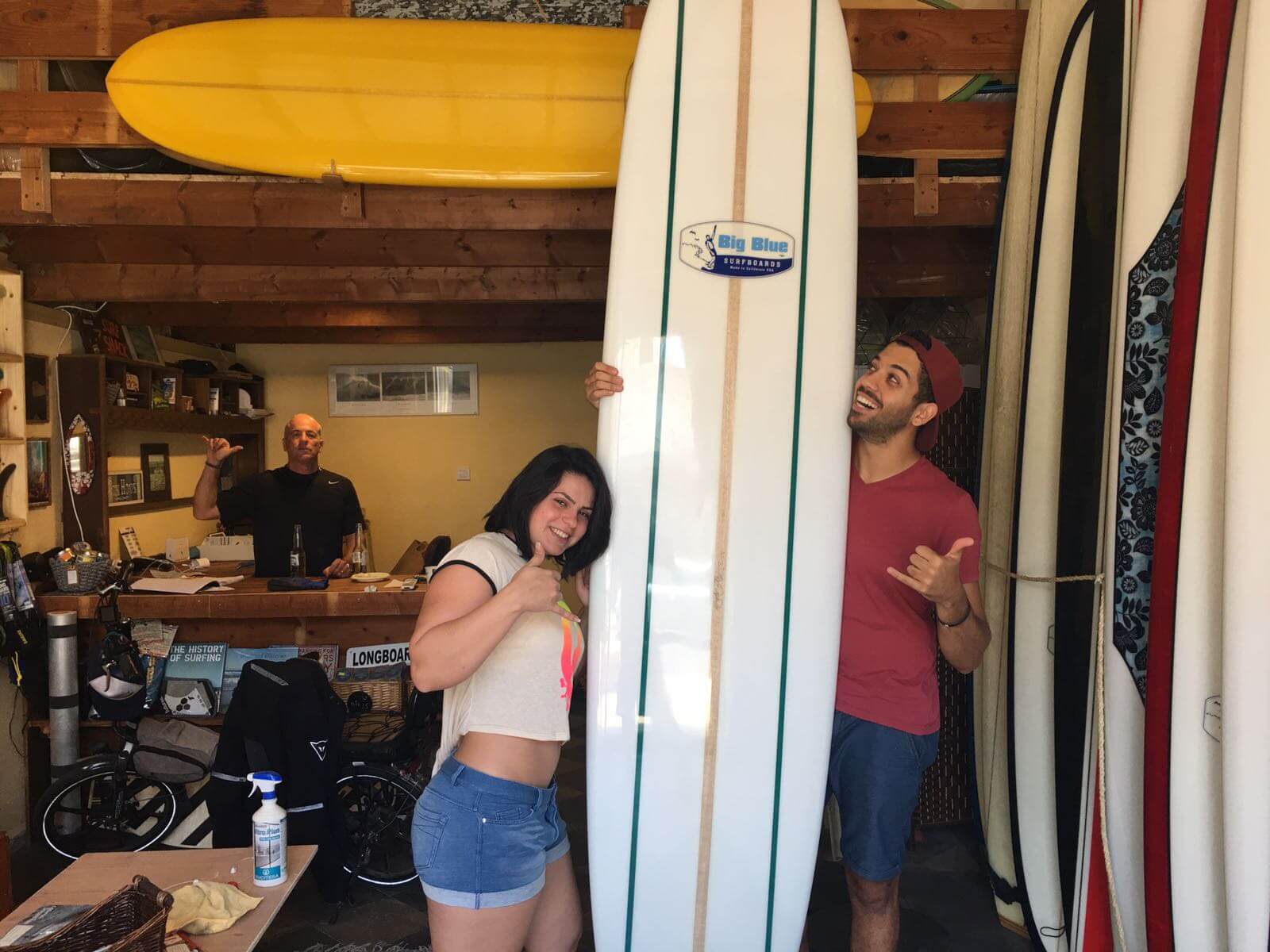 good surfboard rental Big Blue Surf Shop